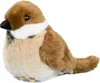 Kuscheltier Spatz Vogel braun 13 cm Plüschvogel Produktbild-Vorschau 1