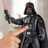 A child's hand is pressing a button on a Darth Vader action figure. Anteprima dell’immagine prodotto