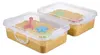 Relaxdays Sandkasten mit Deckel, 2er Set, Kunststoff, HBT: Produktbild-Vorschau 1
