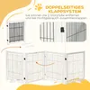 PawHut cancello di sicurezza porta in legno barriera per Anteprima dell’immagine prodotto 5