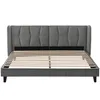 STILVORA Polsterbett 180x200cm Jugendbett mit Lattenrost Produktbild-Vorschau 7