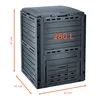 Kunststoff Kompostierer 81 x 61 cm anthrazit - 280 Liter - Produktbild-Vorschau 2