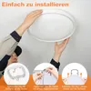 LARS360, okrągła lampa sufitowa LED, 36W, 6500K. Płaska Podgląd zdjęcia produktu 5