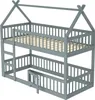 okwish Etagenbett Stockbett 90x200cm mit Treppe, Hochbett Produktbild-Vorschau 3