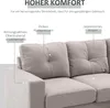 HOMCOM Ecksofa Eckcouch in L-Form, Eckgarnitur in Produktbild-Vorschau 4