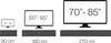 Wohnwand Schwarz Full Hochglanz TV Lowboard 180 cm Produktbild-Vorschau 6
