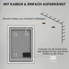 HOMCOM Specchio da bagno con illuminazione, specchio Anteprima dell’immagine prodotto 8