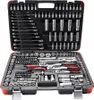 A red and black toolbox filled with various tools. Náhled obrázku produktu