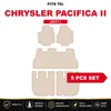 DURBAN Beige Velours-Fußmatten-Set für Chrysler Pacifica II Produktbild-Vorschau 17