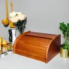 creative home Brotkasten Erle mit Roll-Deckel, Braun, Produktbild-Vorschau 5