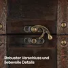 Schatzkiste Holztruhe Schatztruhe aus Holz mit oder ohne Produktbild-Vorschau 4