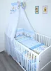 Primawela Baby Bettset- 6 teiliges Set mit Chiffon Himmel Produktbild-Vorschau 1