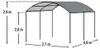 ShelterLogic Folien Carport Garage Beige 490x270x240 cm Produktbild-Vorschau 6