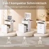 WOLTU Kleiner Schminktisch mit Beleuchtung, klappbarer Produktbild-Vorschau 5