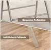 COSTWAY Lot de 4 chaises pliantes, chaises pliantes pouvant Voir les images du produit 6