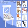 Sitzerhöhung Stuhl Kind 32x32x8 cm - Sitzkissen Kinder Produktbild-Vorschau 4