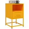 vidaXL Nachttisch Senfgelb 36x39x60,5 cm Stahl Produktbild-Vorschau 4