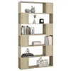 A tall, narrow bookshelf with multiple open shelves, displaying various decorative items and books. Produktbild-Vorschau
