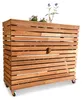 Multibox Hochbeet Holz 92x32x80cm mit Stauraum & Rollen Produktbild-Vorschau 10