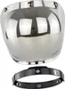 Motocykl Retro Bubble Shield Visor PC Lens 3 Snap Helmet Náhled obrázku produktu 1