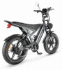 Fatbike GT-20 Grau 20x4.0 Reifen 250W Motor 48V 15Ah Akku Produktbild-Vorschau 4