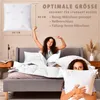 Mikrofaser Kopfkissen SWAN gesteppt 80x80 Produktbild-Vorschau 7