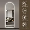 LED Ganzkörperspiegel mit Beleuchtung 150x50cm Bogen Produktbild-Vorschau 12