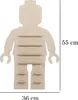 Supporto per scaffale figura umana Klocken 55cm Anteprima dell’immagine prodotto 4
