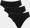 Sloggi Jazzpants Baumwoll-Stretch schwarz 3er Pack Gr. 42 Produktbild-Vorschau 2