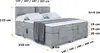 ALTDECOR Boxspringbett elektrisch verstellbar mit 2 Produktbild-Vorschau 6