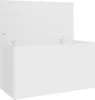 The Living Store Cassapanca bianca 84x42x46 cm Materiale Anteprima dell’immagine prodotto 8