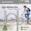 Fahrradanlehnbügel 115 x 53 cm Stahl feuerverzinkt Ø 60 mm Produktbild-Vorschau 2