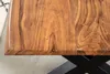 Mesa de centro de 120 cm, diseño de madera, mesa moderna Vista previa de la imagen del producto 5