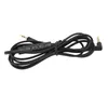 A black headphone cable with a microphone and volume control is coiled on a white background. Náhled obrázku produktu