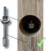 Ancoraggio per pali - M10 160 mm - per pali in legno - Per Anteprima dell’immagine prodotto 2