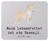 Mr. & Mrs. Panda Mouse Pad Basenji Lebensretter - Grau Produktbild-Vorschau 1