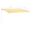 vidaXL Automatische Markise mit LED & Windsensor 450x300 cm Produktbild-Vorschau 9