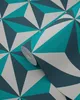 Origin Wallcoverings Tapete 3D-Muster Türkis 53 cm x 10.05 Produktbild-Vorschau 4