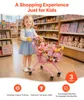 VEVOR Einkaufswagen für Kinder, Einkaufswagen Supermarkt Produktbild-Vorschau 2