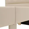 Homestyle4u Polsterbett 140x200 Beige Doppelbett Produktbild-Vorschau 10
