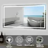 Wandspiegel 100×80 cm LED Spiegel mit Touch Beschlagfrei Produktbild-Vorschau 8