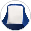 Stehtisch Husse Blau Ø 80 cm mit Fußlaschen Stretch Produktbild-Vorschau 2