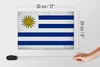 Holzschild Flagge Uruguay 30x20cm Flag of Uruguay Vintage Produktbild-Vorschau 5