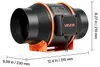 VEVOR 152,4 mm regulovateľný potrubný ventilátor, 683 m³/h, Náhľad obrázku produktu 8
