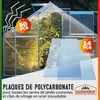 GARDEBRUK® 14x Plaques de polycarbonate creux 4mm Voir les images du produit 3