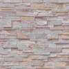 A seamless pattern of stacked stone wallpaper in beige, pink, and gray tones. Náhled obrázku produktu