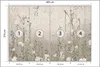Muralo Vlies Fototapete BLUMEN Blätter Pflanzen Vintage Produktbild-Vorschau 2