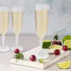 Champagnerflöten aus Kunststoff, transparente Weingläser, Produktbild-Vorschau 3