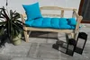 Gartenbankkissen, azurblau, 170x40x8, Gartenkissen, Produktbild-Vorschau 12