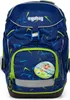 A blue backpack with a soccer-themed graphic. Podgląd zdjęcia produktu